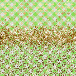 seamless Seamless 3D PBR Fabric Texture with Green Argyle and Gold Glitter texture 8k free download PBR