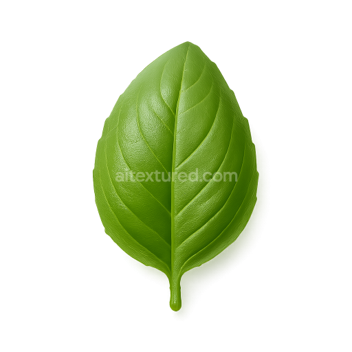 Fresh green basil leaf