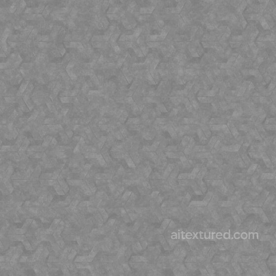 Concrete Wall Decoration with Geometric Pattern | Free PBR Concrete texture preview