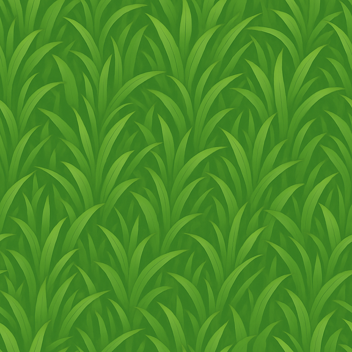 Stylized Grass seamless PBR texture preview