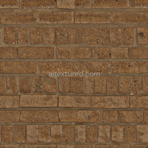 Patterned Brick Wall — Dry Bricks Brick Chipped Dry Bricks — PBR seamless 3D texture