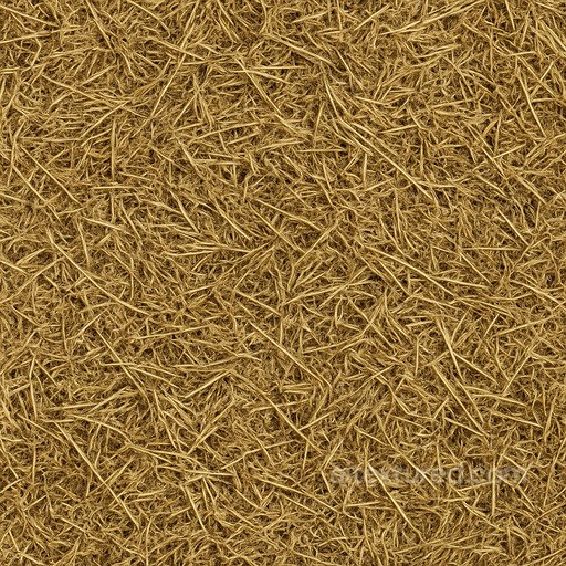 Compact Dried Grass Seamless Texture seamless Hay-straw PBR texture