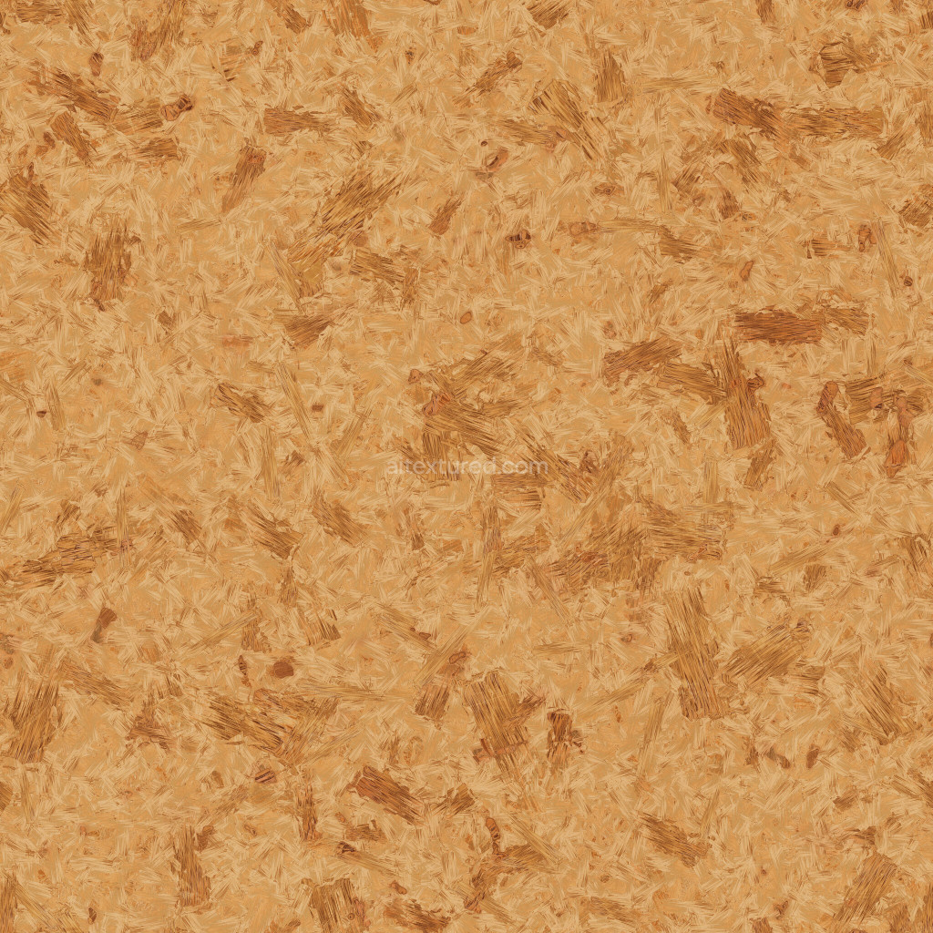 Seamless PBR chipboard texture with natural wood grain