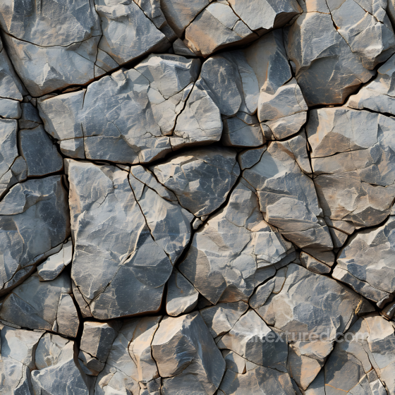 fractured rocky stone ground PBR texture with natural rock cracks Stone texture preview
