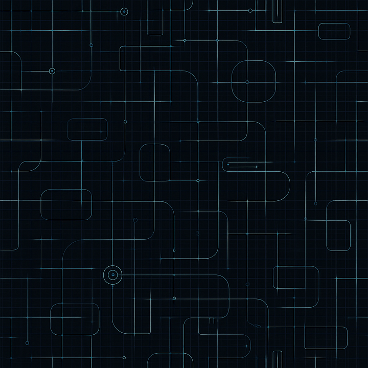 Techno Grid seamless PBR texture preview