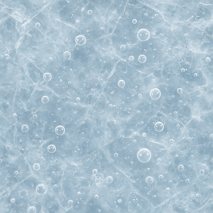 Capturing Clear Ice With Translucent Ice And Ice Bubbles seamless PBR texture preview