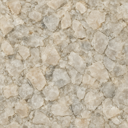 Crystalized Feldspar Stone Surface With Sparkling Mineral Deposits seamless Stone PBR texture