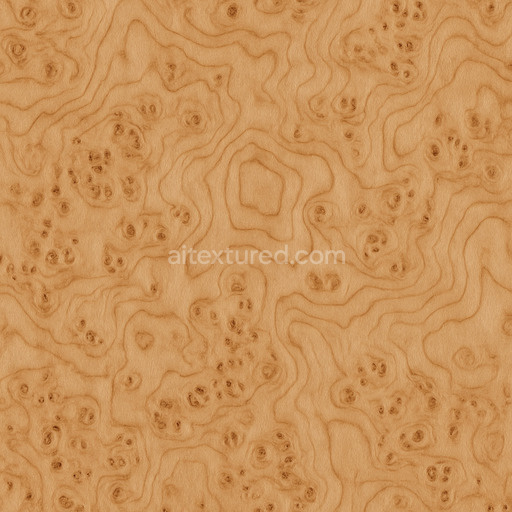 Patterned Maple Texture Seamless 1024X1024