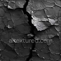 seamless Seamless 3D Cracked Dry Earth PBR Texture with Deep Fractures and Flaked Surface texture 8k free download PBR