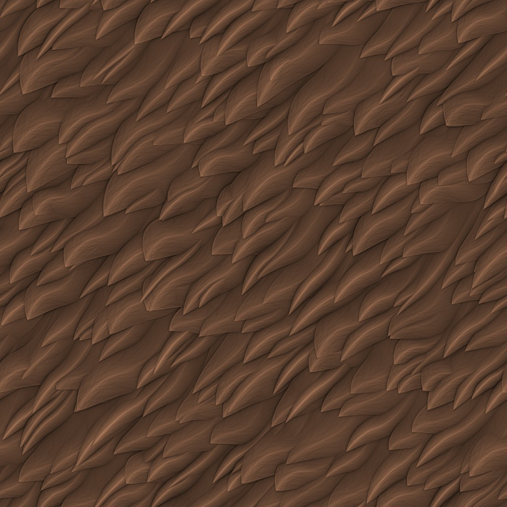 Stylized Animal Archviz Fur Handpainted Organic Substance seamless PBR texture preview