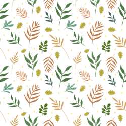 Pattern Bundle - Seamless 3D PBR Pattern Texture with Autumn Leaves Motifs in Warm Earthy Tones texture preview