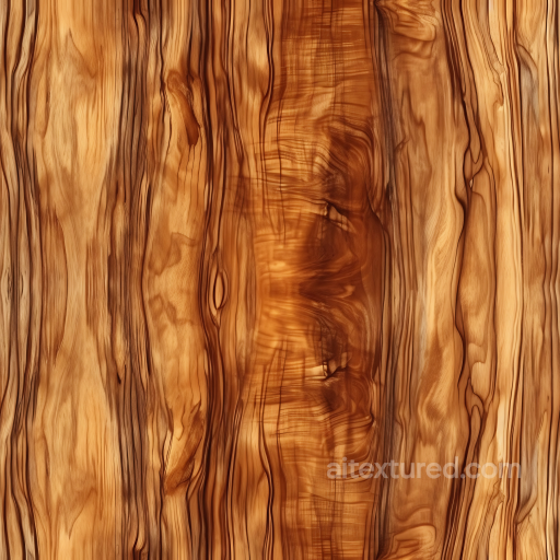 Warm Natural Wood Seamless Texture with Rich Grain and Knots seamless Wood PBR texture