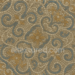 seamless Seamless 3d texture pbr 8k tesserae mosaic tiles with intricate details and aged grout lines finish texture 8k free download PBR