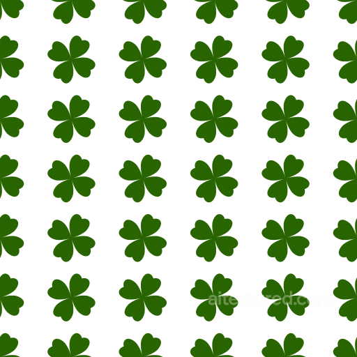 with St Patrick Clover Leaf Pattern in Green seamless St patrick digital paper bundle PBR texture