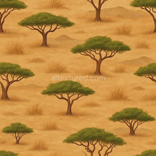 Seamless Savanna Texture