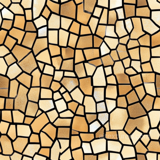 Mosaic Texture with Warm Beige Irregular Stone Chips Mosaic texture preview
