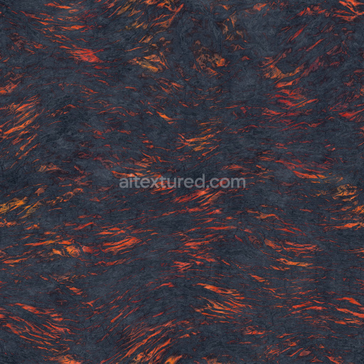 Lava Seamless Pbr Texture Dark Fiery Tileable Coarse Realistic Natural