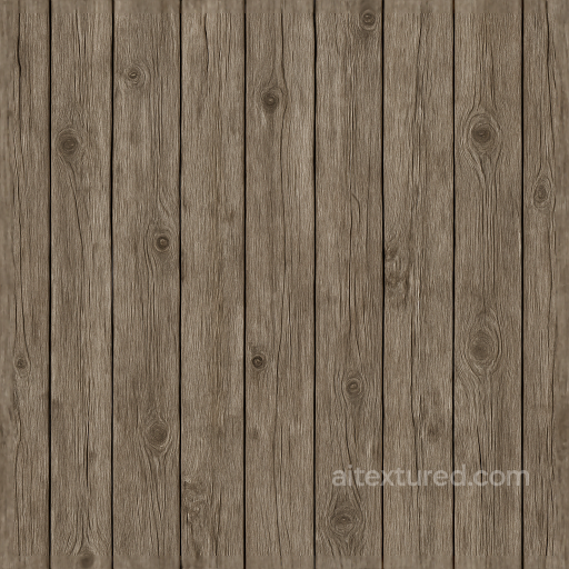 Wooden Fence With Weathered Wood And Fence Knots Detail seamless Fences PBR texture