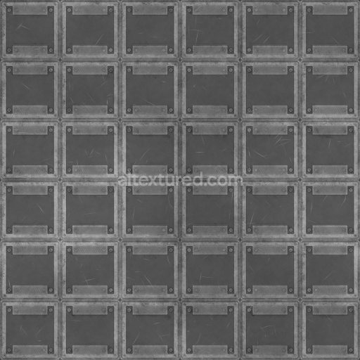 Metal Sci Spaceship Wall — Seamless PBR Texture