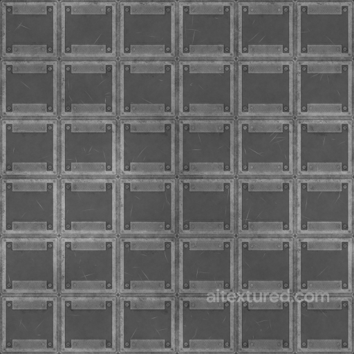Metal Sci Spaceship Wall - Seamless PBR Texture seamless Metal PBR texture
