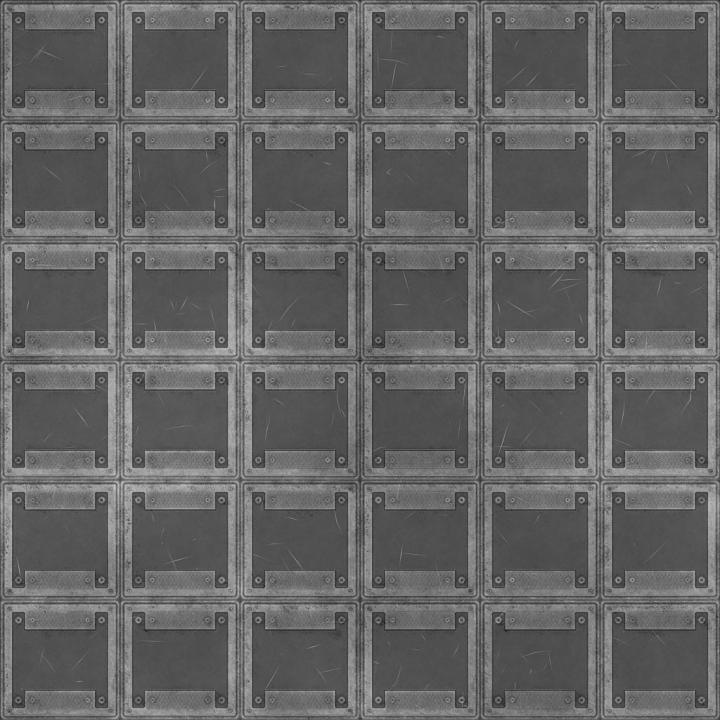 Metal Sci Spaceship Wall seamless PBR texture preview