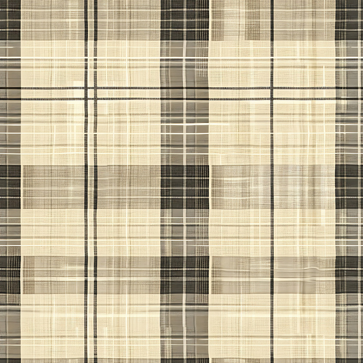 Of Beige And Black Plaid Woven Fabric Pattern seamless PBR texture preview