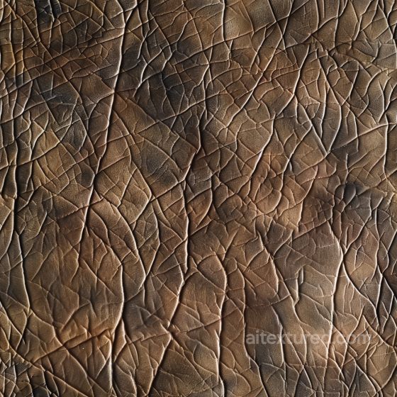 Cracked Vintage Brown Leather Texture With Detailed Fine Wrinkles Leather texture preview