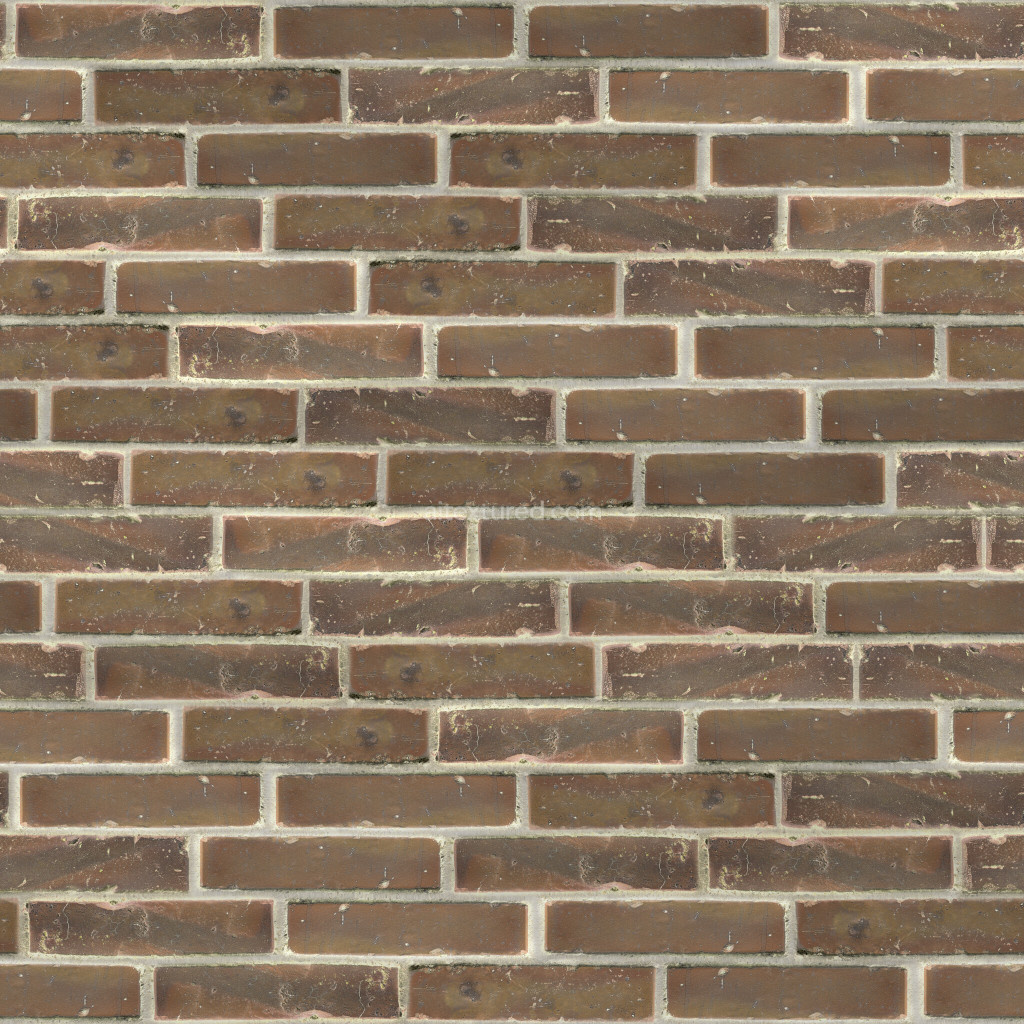 Seamless PBR brick texture with detailed surface