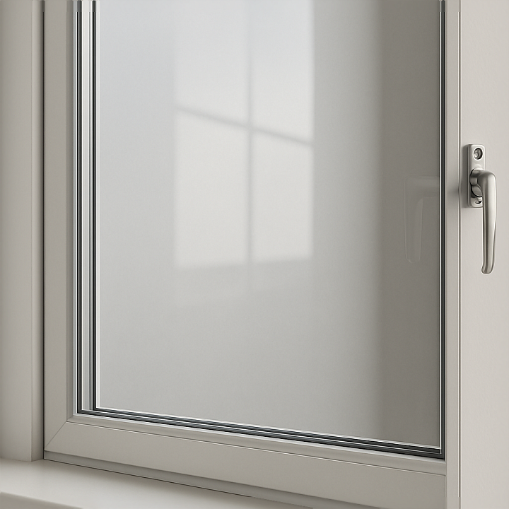 Of Clear Glass Window With Smooth Glass And Subtle Window Refl… seamless PBR texture preview