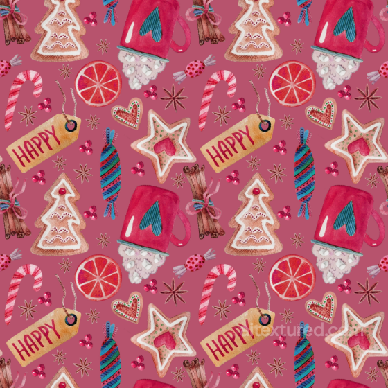 Featuring Hand-Painted Christmas Digital Paper Elements All Christmas Digital paper texture preview