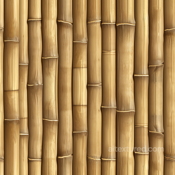 Bamboo Wood PBR Texture with Natural Grain and Nodes Wood texture preview