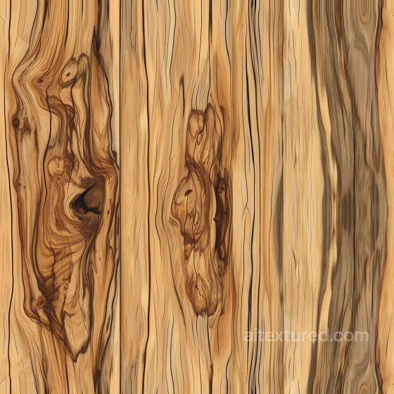 Rustic Pine Wood Planks PBR Texture with Knots and Grain Detail Wood texture preview