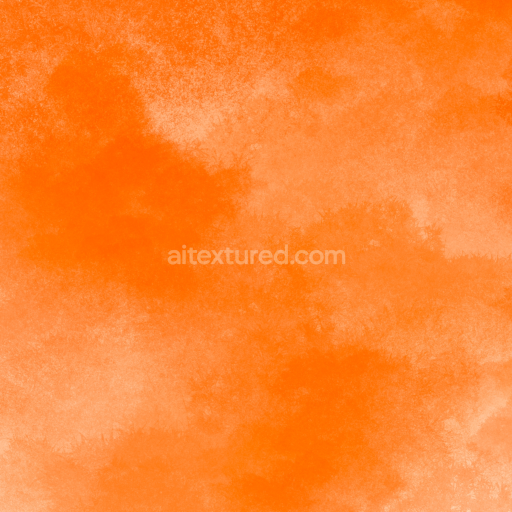 Seamless 3D PBR Watercolor Texture with Vibrant Orange Hues