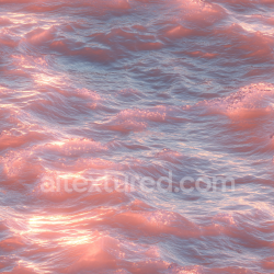 seamless Seamless 3D Water PBR Texture with Glowing Pink Ocean Surface and Dynamic Wave Patterns texture 8k free download PBR