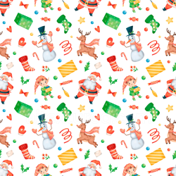 seamless Seamless 3D PBR Texture Featuring Colorful Christmas Digital Paper Pattern texture 8k free download PBR