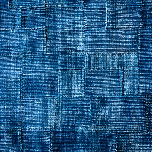 Cracked Denim Fabric Texture With Blue Woven Pattern seamless Denim jeans PBR texture