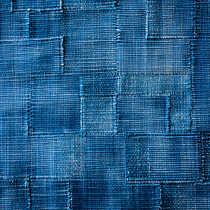 Cracked Denim Fabric With Blue Woven Pattern seamless PBR texture preview