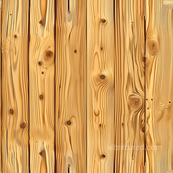 Light Pine Wood Planks Seamless Texture with Distinctive Knots and Grain Wood texture preview