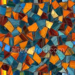 seamless Seamless 3D PBR cracked multicolor glass shard texture with sharp fractures texture 8k free download PBR