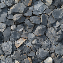 seamless Seamless Slate Rock Ground 3D PBR Texture with Natural Cracked Pattern texture 8k free download PBR