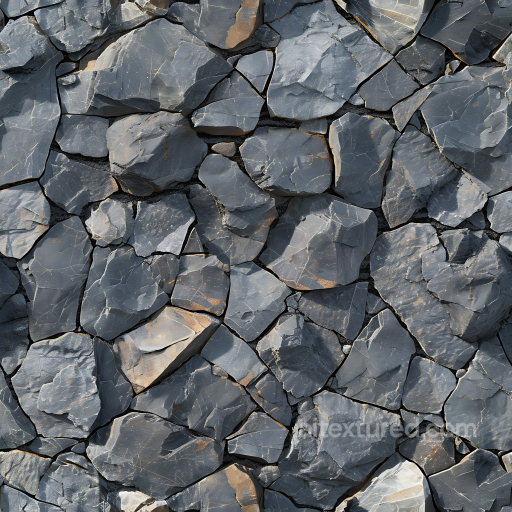 Seamless Slate Rock Ground 3D PBR Texture with Natural Cracked Pattern seamless Stone PBR texture
