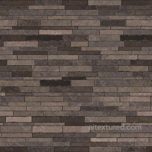 Extra Long Stone Wall Cladding | Free PBR seamless Brick PBR texture