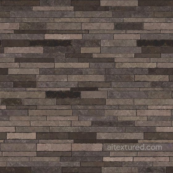 Extra Long Stone Wall Cladding | Free PBR Brick texture preview