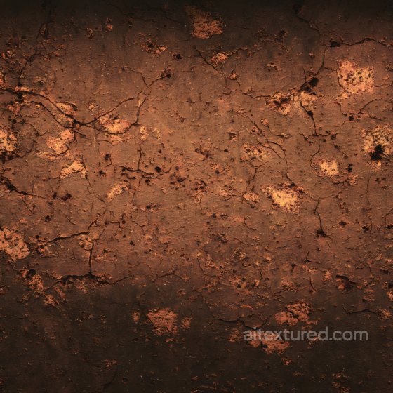 cracked rusty metal PBR texture with chipped corrosion and rich orange-brown tones Rust texture preview