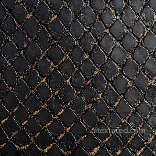 Of Dark Scaly Reptilian Skin With Fine Micro Creases seamless Skin PBR texture