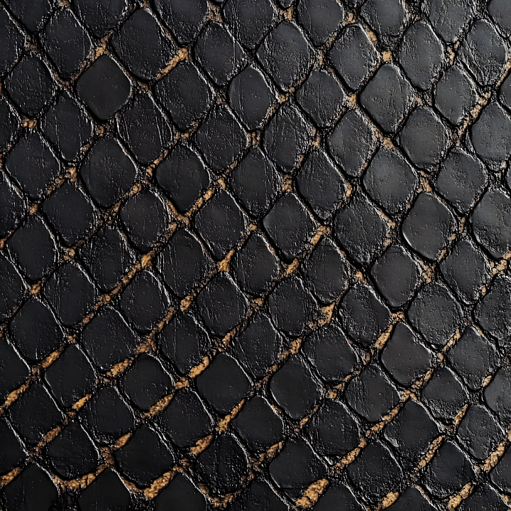Of Dark Scaly Reptilian Skin With Fine Micro Creases seamless PBR texture preview