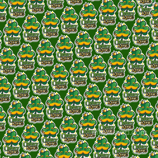 Digital Paper Texture Featuring St Patrick Clover King Emblem Pattern seamless St patrick digital paper bundle PBR texture