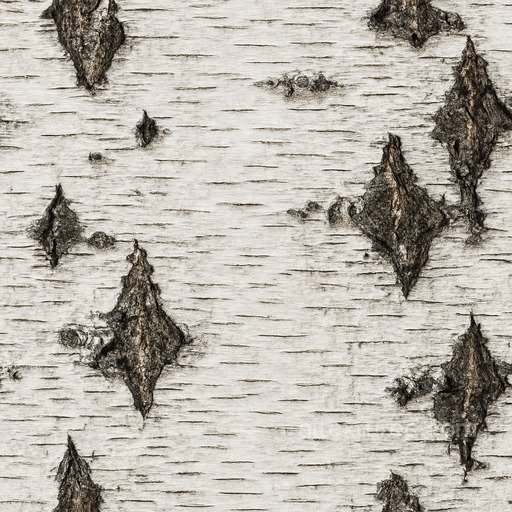 Detailed Birch Bark Seamless Texture seamless Bark PBR texture