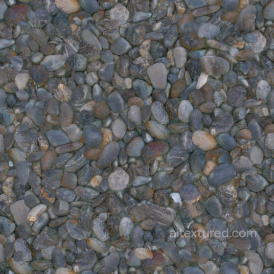 Archviz Ground Pebbles Rocks Stone Floor Stones - Seamless PBR Texture Rock texture preview