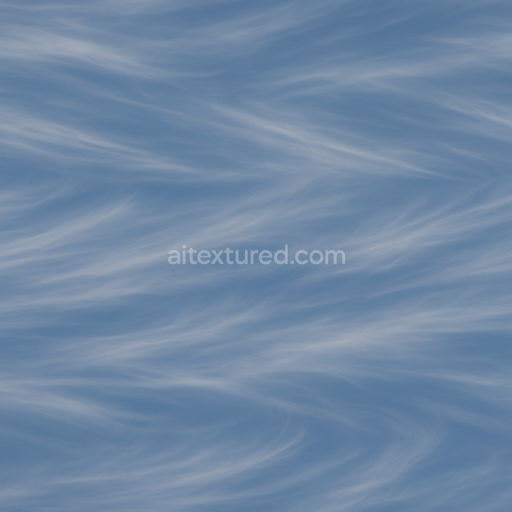 Seamless 3d texture pbr 8k layered cirrus feathery cloud streaks surface